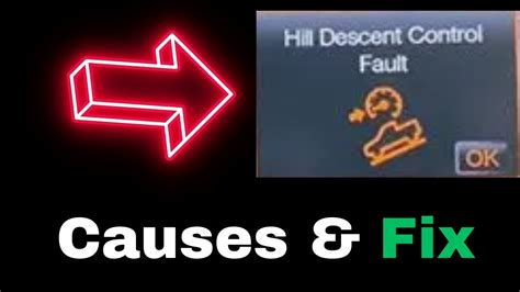 How to fix hill descent control fault. Things To Know About How to fix hill descent control fault. 